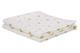 雅氏金色小鹿针织被毯JL2231W 冬日暖意与童趣印花的美好融合